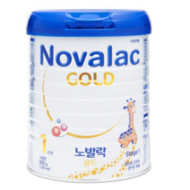 노발락 프리미엄 분유 골드 1단계, 6개, 800g