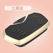홈 트레이닝 쉐이크 보드 진동 덜덜이 전신 운동 기구 슬리밍 흔들 무선 원격 스포츠 피트니스 머신, 단일사이즈, 타이런트 골드