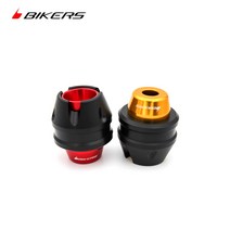 바이커즈 오토바이 포크 슬라이더 2P nmax xmax pcx 포르자 엔맥스 바이커스 머플러 슬라이더 바이크 튜닝 파츠, 골드