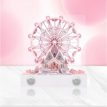3d memo pad 노트 사랑의 관람차 메모패드 데스크탑 커플선물, 3D 관람차 스티커 메모지