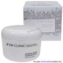 윤원상사 3W클리닉 크리스탈 화이트 슬리핑 팩 100ml 수면팩, 1개