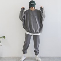 애플망고샵 겨울 (세트) 오버핏 후리스 조거 팬츠 세트 여성 바지 빅사이즈 상하의
