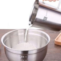 비중컵 스텐 계량컵 oz 라면 커피 온즈 비커컵 손잡이 홈베이킹, 500ml