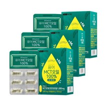 MCT 오일 100% 코코넛 오일 oil 캡슐 엠씨티오일 식약처 HACCP 인증, VITAGREEN, 3개, / MCT OIL 30캡슐 /