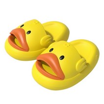 목공용 DIY 슬라이딩 각도 10인치 프리커팅 절단기 어린이 슬리퍼 부모-자녀 귀여운 오리 모양 슬라이드, 01 Yellow_04 180(inner18cm)
