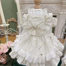 고급 강아지 파티 드레스 애완동물 치와와 강아지 시추 몰타 푸들 슈나우저 포메라니안 소형견, xxl, 드레스 2