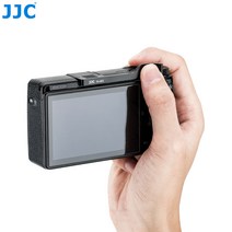 [JJC] 리코GR3 GR3X 니콘 zfc Z7II Z6II 파나소닉 루믹스 카메라 핫슈커버, 블랙