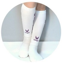 루이사스포츠 유니크 종아리보호대 슬리브, 화이트