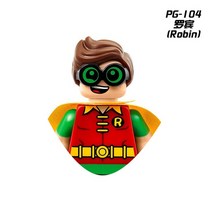 [레고공식] 장난감 빌딩 블록 미니 피규어 슈퍼 히어로 개미 배트맨 독 스파이더 맨 조립 액션 인형 벽돌 모델 퍼즐 남아용, [68] PG104