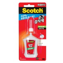 3M 강력 본드 순간 접착제 용량조절 젤형 AD124_G, 3M 순간접착제 용량조절 젤형 AD124_G