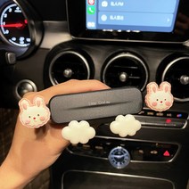 차량용 핸드폰 거치대 브랏켓 송풍구 캐릭터 자동차꾸미기, D