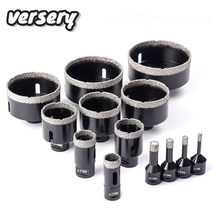 홀쏘 Versery-M14 스레드 건식 진공 브레이징 다이아몬드 드릴링 코어 비트 세라믹 타일 구멍 톱 화강암 대리석 드릴 1 개, [17] 35mm
