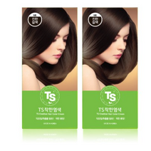 TS 착한염색 1제 60g + 2제 60g 세트, 5호 자연흑갈색, 6개