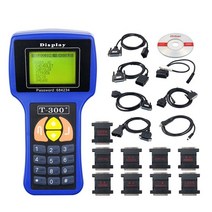 전문 T 코드 자동차 키 프로그래머 T300 V21.9 T 300 T-코드 영어 또는 스페인어 블루 블랙 자동차 T-300, 02 Blue_01 english