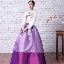 어른한복 연극 여성어른한복세트 자수 한국 여성 전통 공연