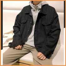 남성 데님 자켓 청자켓 오버 핏 트러커 워징 추천 옷 루즈 빅 사이즈 남자 아우터 룩 패션 룩북 트렌드 재킷 외출 유행 대학생 패셔니스타 남친 의상 외투 코디 의류 스타일 디자인 IS-DN10
