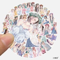 스다꾸 감성 빈티지 다꾸 스티커 인물, 꽃의 요정