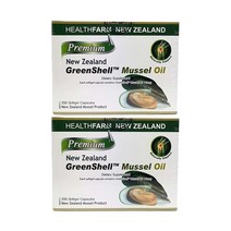 헬스팜 (Health Farm) 프리미엄 그린쉘 머슬오일 (초록입홍합오일) 13750 200 캡슐 X 2개, 400캡슐, 1세트