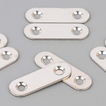 다용도 일자 평철 46mm 각파이프규격 M8볼트 리얼징크