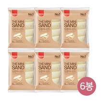 [도도나몰] 삼립 탕종 땅콩 미니샌드 80g x 6봉, 6개
