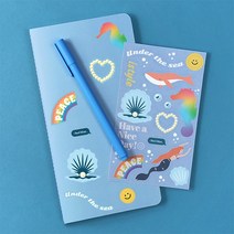 [아이스타일] [SHIL NOTE]실노트+스티커 세트 (레트로-언더더씨)