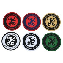 [정품인증당구몰] 아담패치 커스텀큐(원형) 스티커형 / 개인 당구 용품 재료, 빨강&파랑