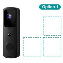 스마트 초인종 wadcam tuya 비디오 와이파이 도어 벨 방수 ip53 인터콤 hd 1080p 나이트 비전 무선 전화 도어 벨 카메라, 나는 플러그