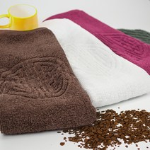 영신타올 쉬메릭 국산 30수 카페행주 까페 면100% 바리스타 커피 물수건 면행주 수건 타올, 10개, 카키