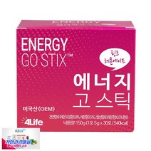 포라이프 에너지 고 스틱 핑크레몬에이드 5.1g x 30포 4LIFE 에너지충전, 4개