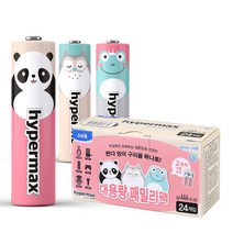 하이퍼맥스 알카라인 AAA건전지 국산, 1개, 24개입