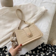 여성 데일리 여름 스퀘어 퀼팅 크로스 백 가방