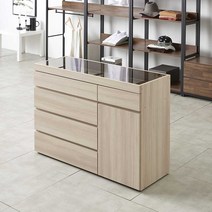 헤이미쉬 4단 드레스룸 아일랜드 서랍장 악세사리수납장 침실 수납장, 1200 아일랜드 서랍장, 에쉬