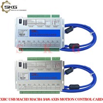 CNC컨트롤러 XHC USB mach3 3 4 6 축 모션 제어 카드 windows 7 10 용 CNC 조각 기계 컨트롤러 표준 G 지원, 06 MACH4 6AXIS