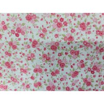 DTP 면 20수 평직 원단 동백 꽃송이 N3011-골드뷰 의자커버 스툴커버 인테리어 커튼 가래개 테이블보 티매트