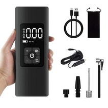 Portable Tire Inflator Air Compressor Aizami 150 PSI 6000mAh mini Pump with Power Bank SOS Design an