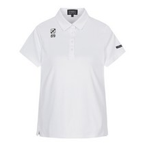 파리게이츠 파리게이츠반팔티 KQF 522A2TS963_WH 화이트 여성 골지 카라 반팔티셔츠