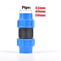 2025324050mm 티 크로스 플러그 PVC PE 튜브 구리 코어 플라스틱 밸브 커넥터 정원 농업 관개, CN, 20mm, Straight