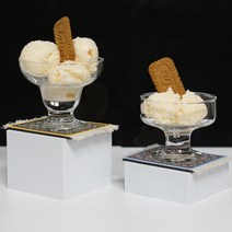 아포카토잔 아포가토잔 아이스크림잔 요거트컵 넓은입구컵 소스잔, 240ml(강화유리), 1개