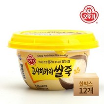[KT알파쇼핑][오뚜기] 고시히카리쌀죽 285gx12개(한박스)