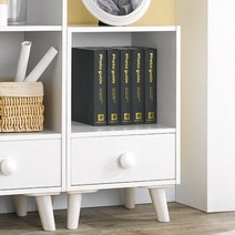 작은안방책장 원목미니수납함 다리있는협탁 침대옆, 화이트