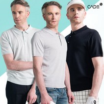 케이드 남성 썸머 링클프리 카라 니트반팔 3종 택1