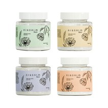 에어밤 탈취제 고체형 4종 무향 자취방 교실 실내냄새 제거 방향제, 베이비파우더