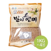 장세순 발아현미 4kg (1kg x 4봉), 1