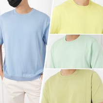콘피아르 남성 썸머 오버핏 라운드넥 반팔니트 TC3904