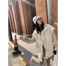 20 따듯한 구스다운 헨리넥 패딩 베스트 자켓