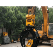 미니굴삭기 회전 돌집게 포크레인 고정 다짐기 지게차