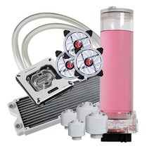 몬스타 데빌하트 360 인텔 커스텀수냉 키트 (WHITE) CPU쿨러, 선택없음