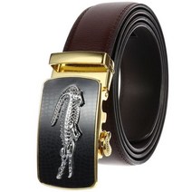 최신 남성용 벨트 악어 패턴 가죽 허리 스트랩 합금 자동 버클 패션 비즈니스 스타일 디자이너 남성