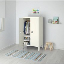 이케아 BUSUNGE 부숭에 옷장 80x140cm / 화이트 라이트핑크 택1, 화이트 403.513.50