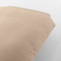무인양품 MUJI 워싱면 이불 커버 JDAA3A1A, 베이지
